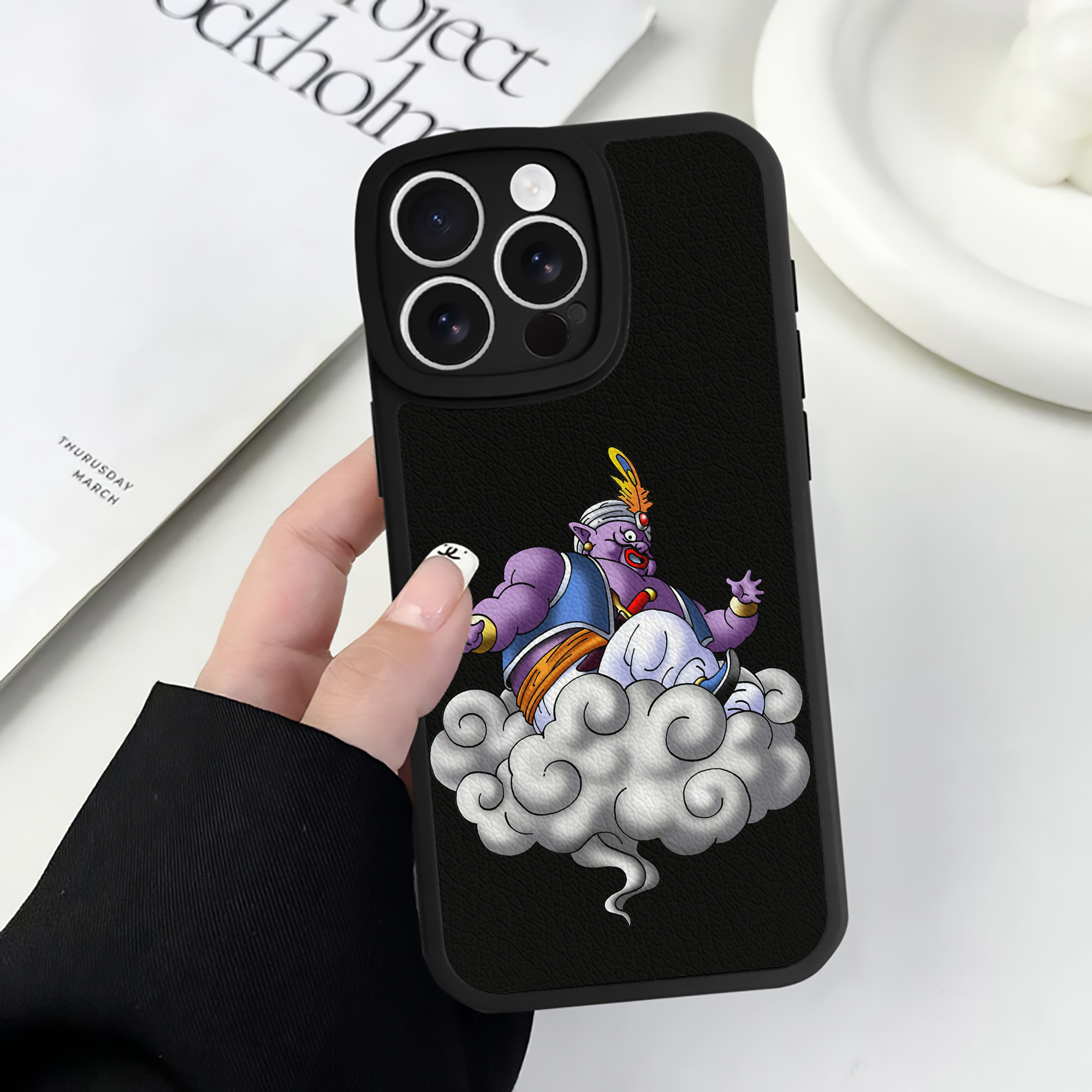 （画像用） ドラゴンクエスト Doragon Kuesuto Dragon Quest 【iPhone 16シリーズ対応】シリコンスマホケース（レザー調） 材質：シリコン